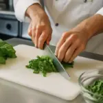 Tagliare il basilico senza ossidarlo: il metodo usato nelle cucine professionali italiane