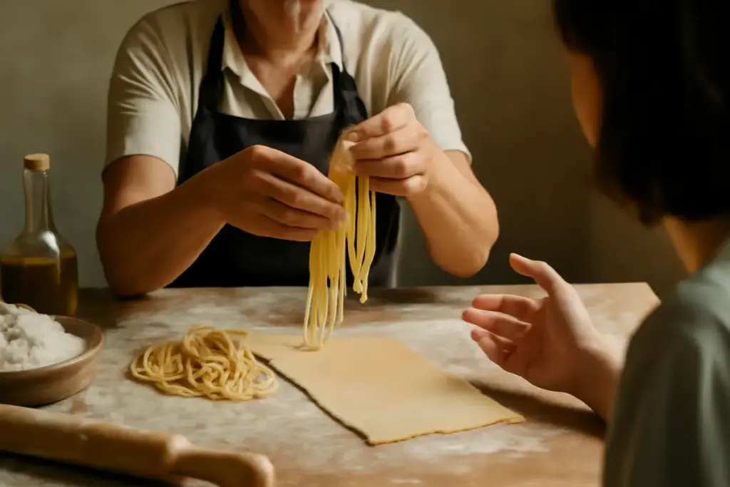 Pasta fatta in casa dalle mani esperte: i consigli pratici che trasformano ogni racconto in una lezione