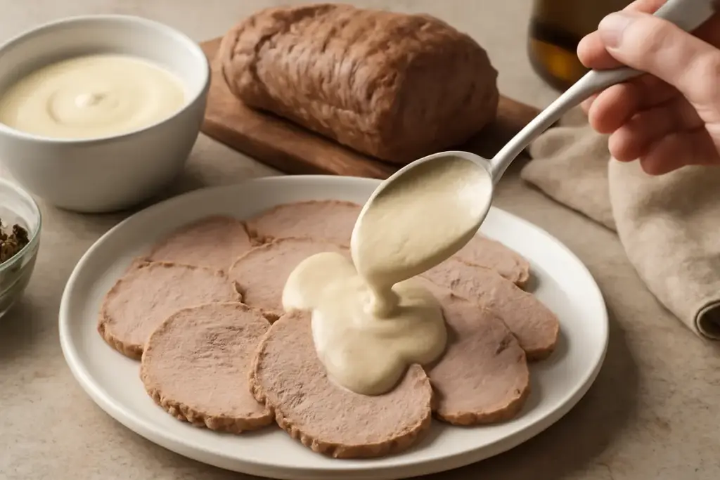 Come evitare che il vitello tonnato risulti secco? Il segreto della salsa secondo la tradizione