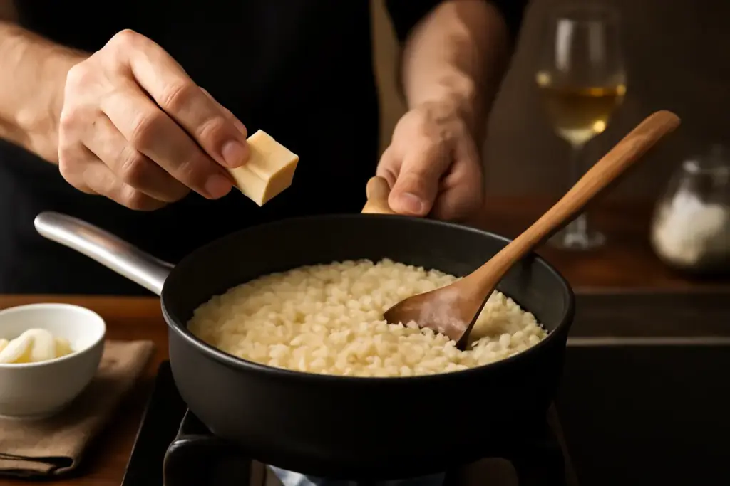 La tecnica giusta per mantecare un risotto: cosa aggiungere all’ultimo per migliorare la cremosità