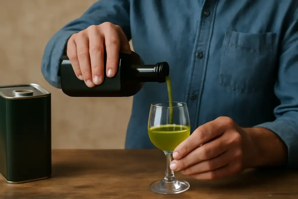 Come riconoscere l’olio extravergine nuovo? Il dettaglio che segnala la pressatura appena fatta