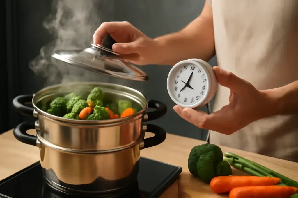Cosa fare per non sbagliare la cottura delle verdure al vapore? Il dettaglio che preserva colore e nutrienti