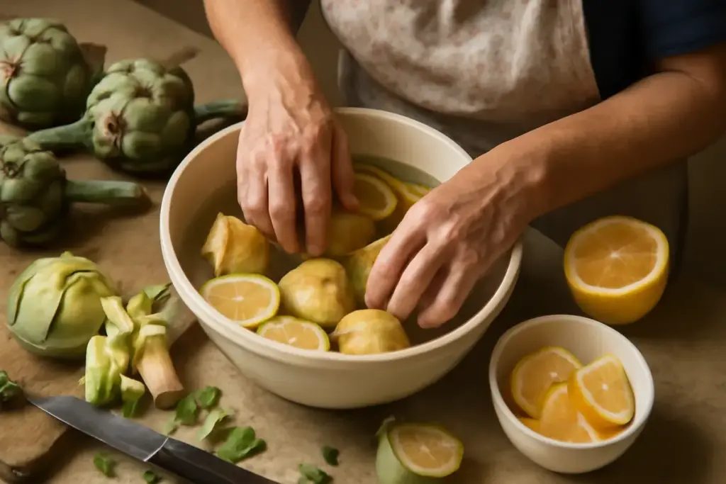 Come preparare i carciofi alla romana senza che anneriscano? La tecnica delle massaie laziali