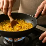 Come ottenere un soffritto dorato e profumato? L’attenzione alla fiamma che fa la differenza