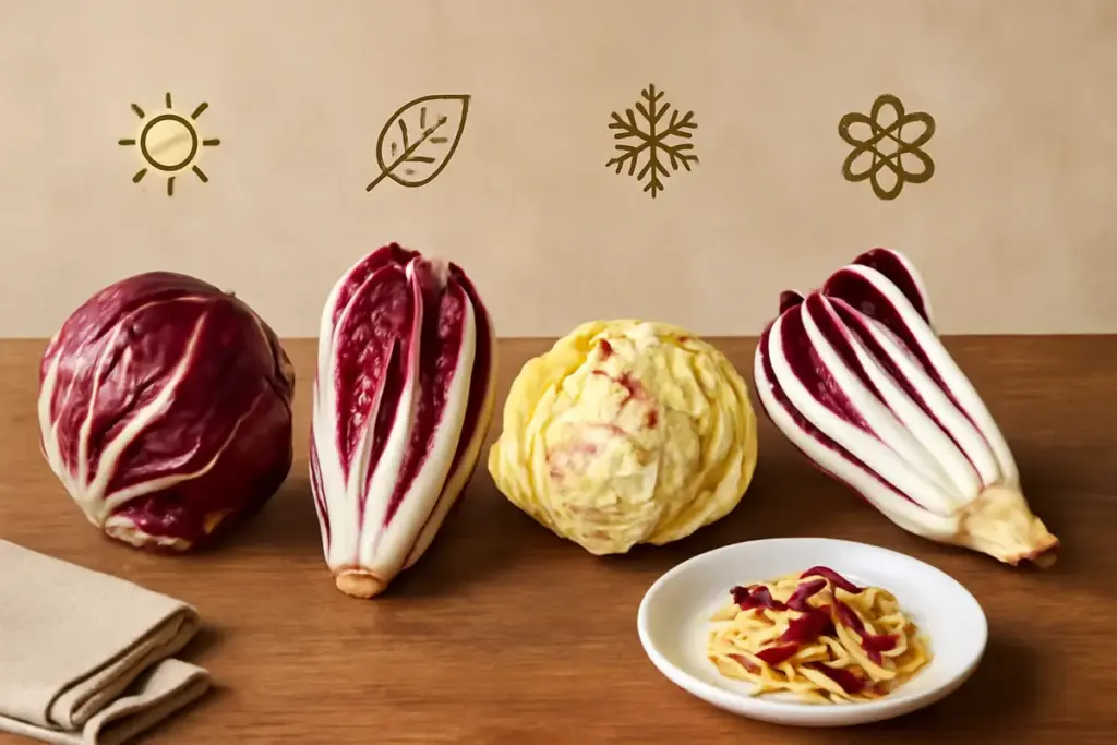 A quale stagione appartengono i diversi tipi di radicchio? Come sceglierli per antipasti e primi