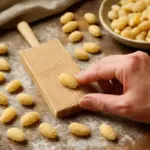 Gnocchetti sardi fatti in casa: lo strumento tradizionale per la rigatura perfetta