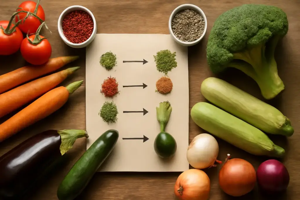 Abbinare correttamente spezie e ortaggi in cucina italiana: le combinazioni consigliate dagli esperti