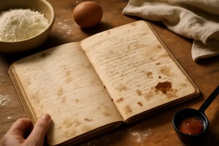 Le ricette scritte a mano nei quaderni di famiglia: il valore che acquista ogni macchia e nota sul foglio