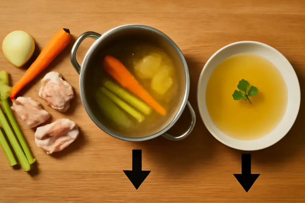 Come si fa un brodo chiaro e saporito? L’ordine degli ingredienti che cambia il risultato finale