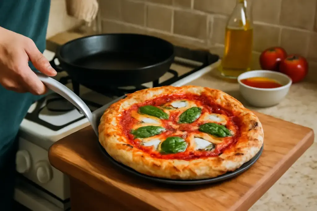 Pizza napoletana fatta in casa: il metodo di cottura che migliora il risultato anche senza forno a legna
