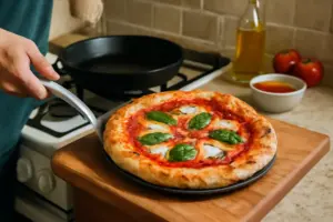 Pizza napoletana fatta in casa: il metodo di cottura che migliora il risultato anche senza forno a legna