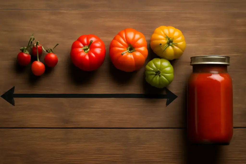Come variano i sapori dei pomodori in base al periodo? Il dettaglio che migliora conserve e sughi