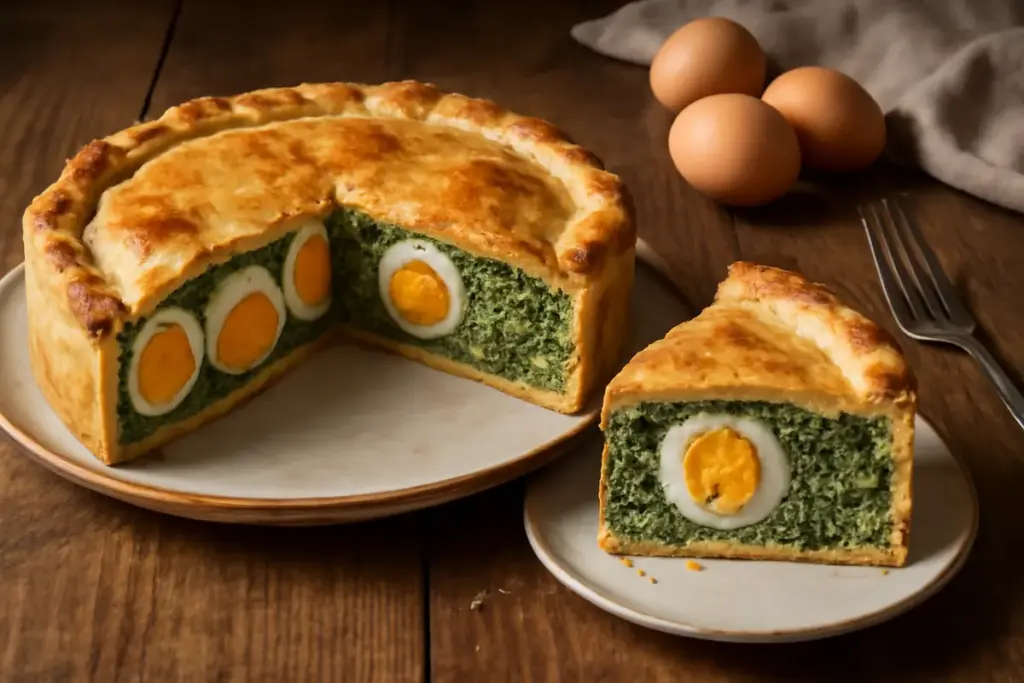 Torta Pasqualina genovese originale: la disposizione delle uova che cambia la fetta finale