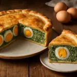 Torta Pasqualina genovese originale: la disposizione delle uova che cambia la fetta finale