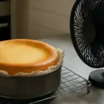 Cheesecake con crepe in superficie: perché temperatura e raffreddamento graduale contano più di coprirle dopo