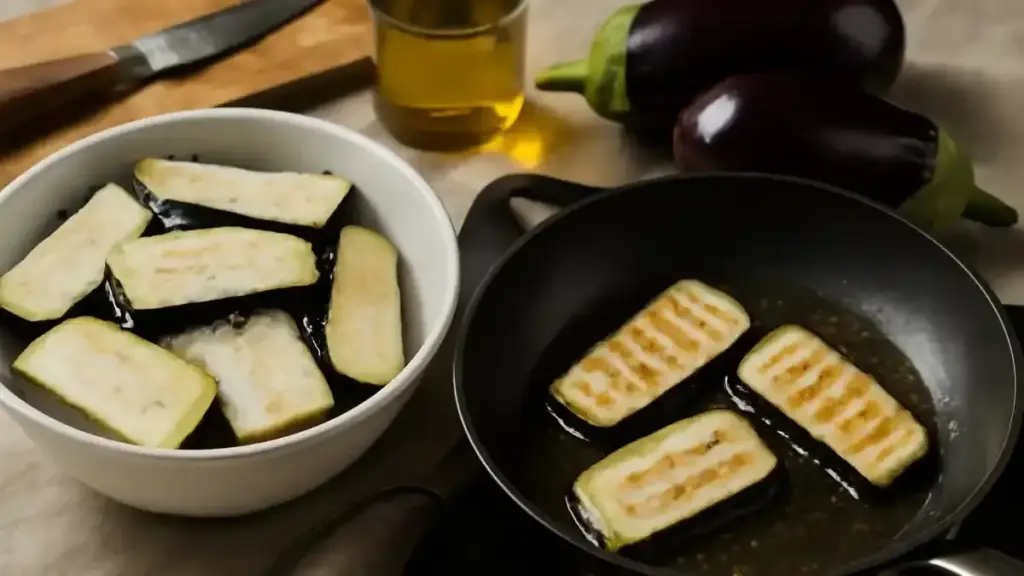 Melanzane che assorbono troppo olio: come taglio, temperatura e quantità in padella influenzano il risultato